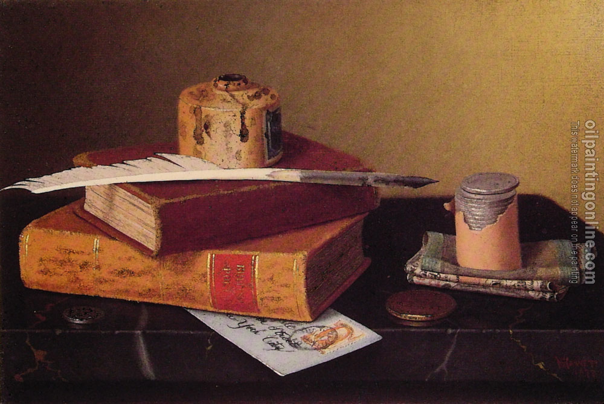 William Michael Harnett - The Bankers Table